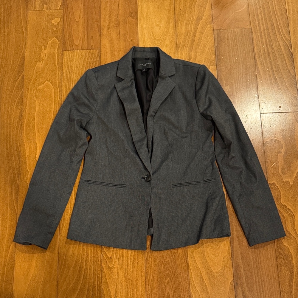 Ann Taylor Factory Dark Gray‎ Women's Blazer